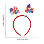 12 Pcs Independence Day Headband Party Accessories Favors Decorations for 4th of July
