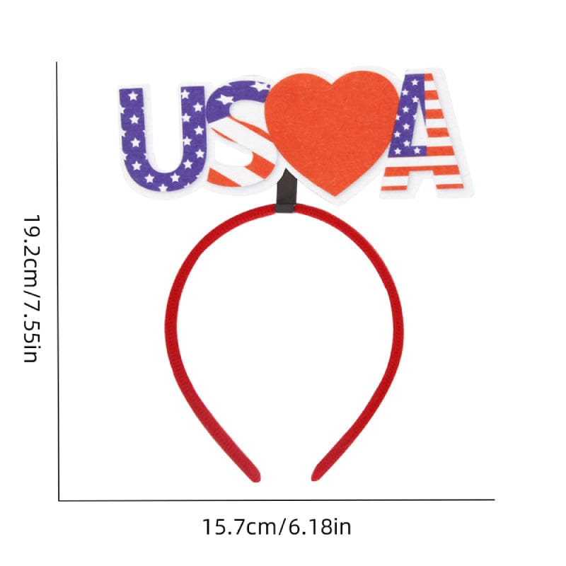 12 Pcs Independence Day Headband Party Accessories Favors Decorations for 4th of July