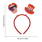 12 Pcs Independence Day Headband Party Accessories Favors Decorations for 4th of July