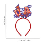 12 Pcs Independence Day Headband Party Accessories Favors Decorations for 4th of July