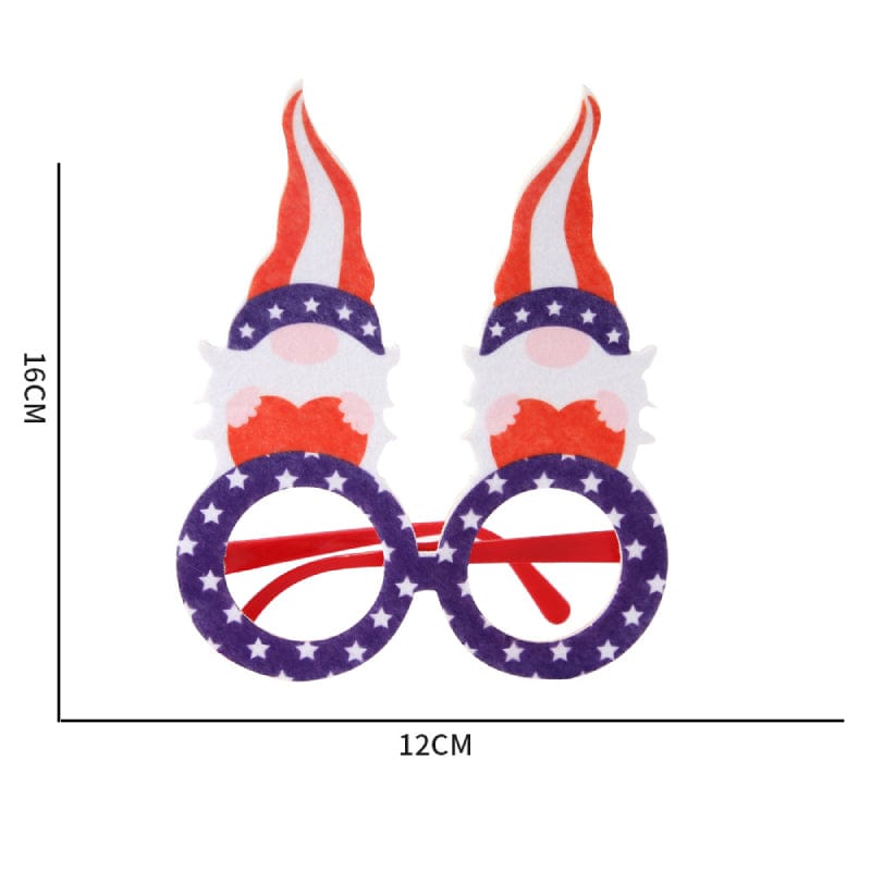 12 Pcs 4th of July American Flag Glasses for Patriotic Party Independence Day Party Accessories