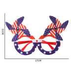 12 Pcs 4th of July American Flag Glasses for Patriotic Party Independence Day Party Accessories