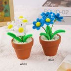 Pipe Cleaner Potted Plant Handmade Twist Stick Flowers Gift for Lover