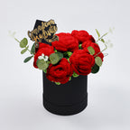 Crochet Flowers Bouquet Handmade Knitted Roses Hug Bucket Birthday Graduation Gift Box
