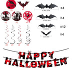 Halloween Party Banner Hanging Swirl Decorations Party Supplies Gift for Halloween Party