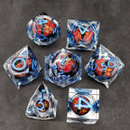 Liquid Core Resin DnD Dice Dragon's Eye Dice DnD Dice Set