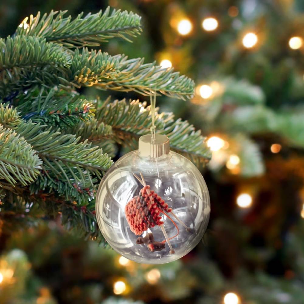 Knitting Christmas Ornament Handmade Christmas Tree Decorations Cute Christmas Decor Gifts