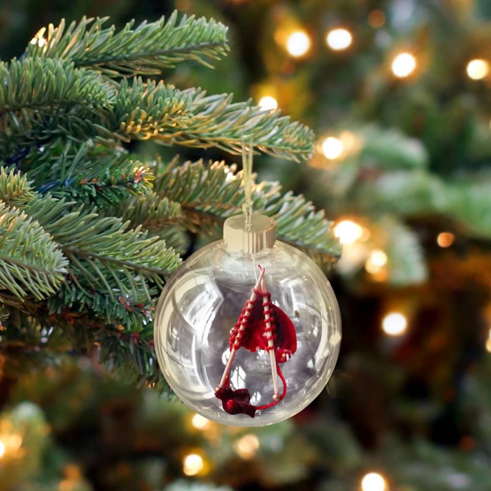 Knitting Christmas Ornament Handmade Christmas Tree Decorations Cute Christmas Decor Gifts
