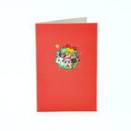 Christmas 3D Pop Up Card Cat Greeting Card