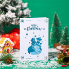 Christmas 3D Pop Up Card Hollow Christmas Greeting Card