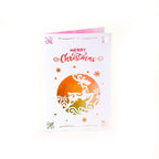 Christmas 3D Pop Up Card Hollow Christmas Greeting Card