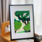 Felt Decorative Painting - Handcrafted Artwork for Home Décor