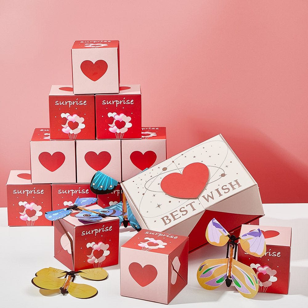 DIY Surprise Gift Box Explosion for Money Cash Pop Up Gift Box for Lover