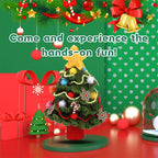 Christmas Tree DIY Crochet Kit for Beginners with Step-by-Step Video Tutorials Gift for Adults and Kids