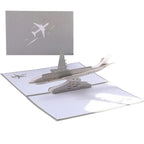 Father's Day Card Airplane 3D Pop Up Greeting Card for Him
