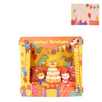 Creative 3D Pop Up Greeting Card Cartoon Birthday Box Pop Up Card