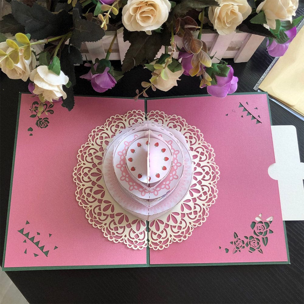 3d design greeting card gift for daughter birthday product photo