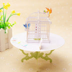 Creative 3D Pop-Up Birthday Card Birdcage Pop Up Greeting Card