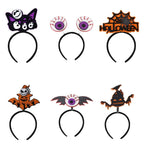 6 Pcs Halloween Headbands Halloween Hair Hoop for Party Supply Cosplay Decoration