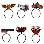 6 Pcs Halloween Headbands Halloween Hair Hoop for Party Supply Cosplay Decoration