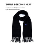 Heated Scarf USB Rechargeable Heated Scarf Tassels Scarfs for Pain Relief or Stiffness Relief