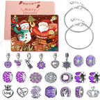 Christmas Gifts Advent Calendar Charm Christmas Countdown Calendar Box Set DIY Charm Jewellery