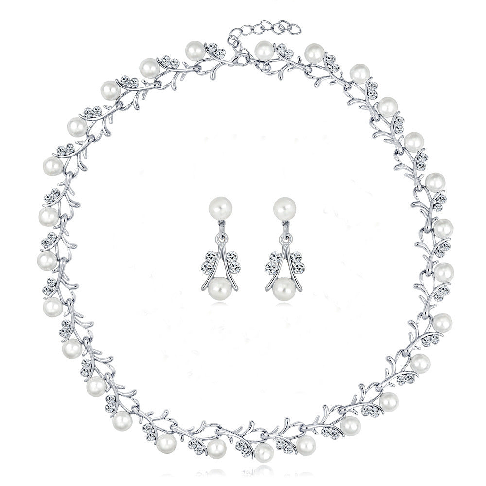 Pearl Jewelry Set Pearl Wedding Jewelry Gold Wedding Jewelry Bridesmaid Jewelry Bridal Jewelry Set