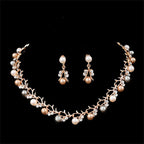 Pearl Jewelry Set Pearl Wedding Jewelry Gold Wedding Jewelry Bridesmaid Jewelry Bridal Jewelry Set