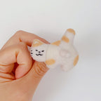 Adorable Handmade Felt Kitten Brooch - Perfect Gift for Cat Lovers