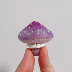 Whimsical Handmade Felt Mushroom Brooch - Unique Nature-inspired Accessory