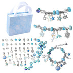 DIY Bracelet Making Kit with Beads Colorful Bracelets Set with Gift Box Gift for Girls