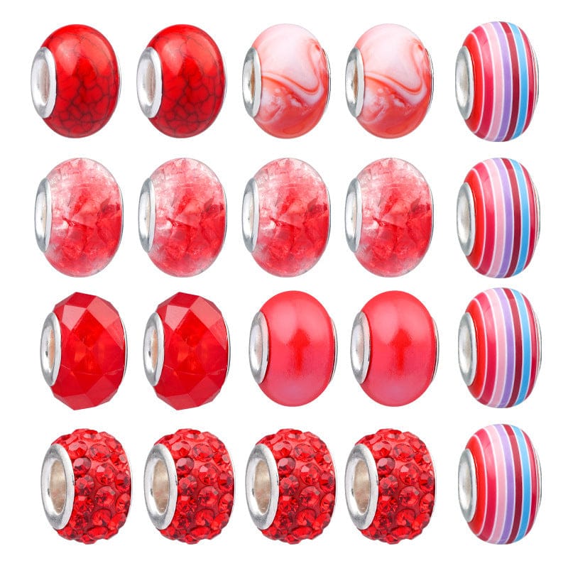 DIY Bracelet Making Kit with Beads Colorful Bracelets Set with Gift Box Gift for Girls