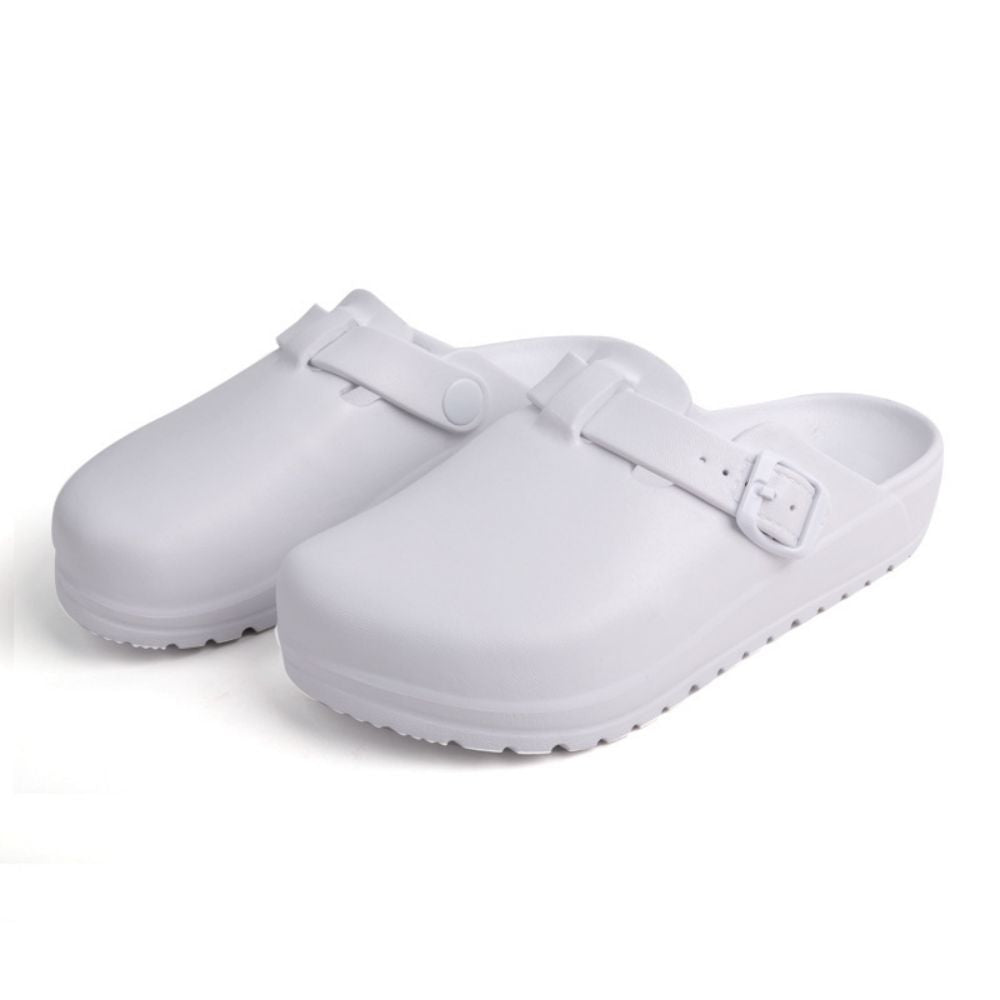 Laboratory Clogs Comfort Mules Close Toe Nurse Shoes Slip On Garden Clogs