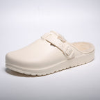 Laboratory Clogs Comfort Mules Close Toe Nurse Shoes Slip On Garden Cotton Slippers