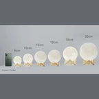 Photo Moon Lamp, Custom 3D Photo Light, Cute Pet - Remote Control Sixteen Colors 10-20cm