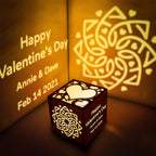 Custom Engraved Night Light Projector Lights for Bed Gifts for Couple
