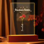 grandmas garden of love night light warm led glow mothers day gift for grandma