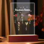 grandmas garden of love night light family gift for grandma