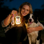 Personalized Pet Portrait Motion Sensor Wall Lamp for Home Display Warm Glow Yes