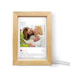 Social Style Sweet Memories Mother's Day Gifts for Mom - Personalized Instagram LED Night Lamp Picture Frame with Custom Photo for Decor