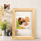 Social Style Sweet Memories Mother's Day Gifts for Mom - Personalized Instagram LED Night Lamp Picture Frame with Custom Photo for Decor
