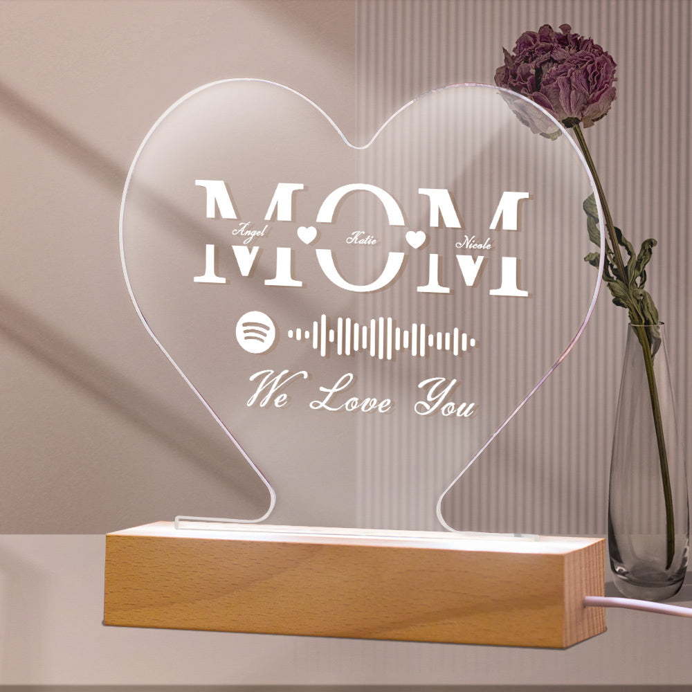 personalized ornament for dad with precision engraved detail