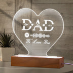 night light ornament for dad personalized gift