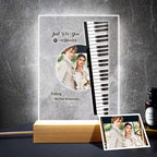 Personalized Photo Night Light For Couple With Engraving