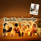 night light proud grandpa moments personalized photo and name fathers day gift for grandpa