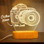 Personalized Name 3D Camera Acrylic Night Light