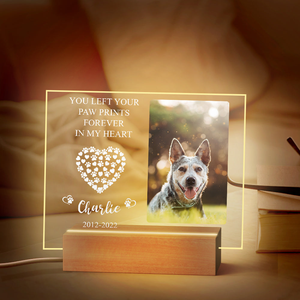 Plaque Their Light Still Shines Personalized Design Night Light