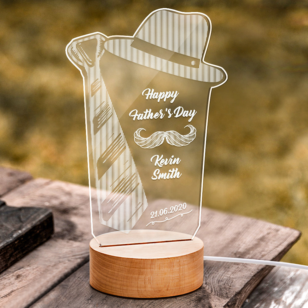 personalized custom gift for dad with precision engraved detail