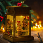 Anniversary Gifts for Couple, Personalized Photo Lantern Nightlight Lamp Memorial Lamp Solar Garden Light