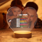 father s day gift personalized acrylic night light i am their father custom gift for dad personalized gift